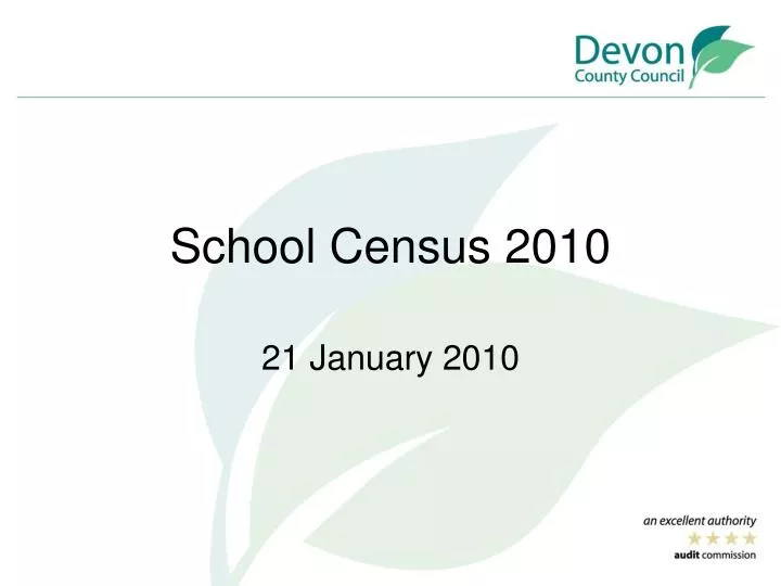 school census 2010