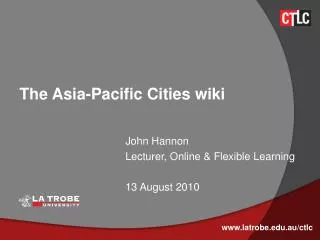 The Asia-Pacific Cities wiki