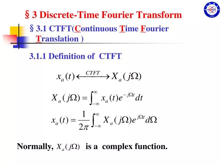 3 discrete time fourier transform