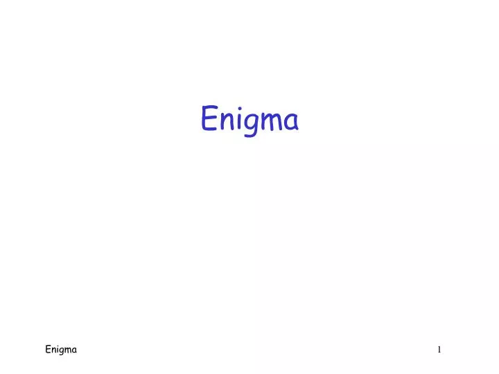 enigma