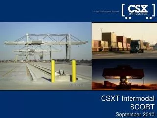CSXT Intermodal SCORT September 2010