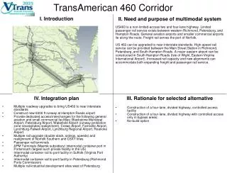TransAmerican 460 Corridor