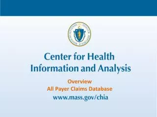 Overview All Payer Claims Database