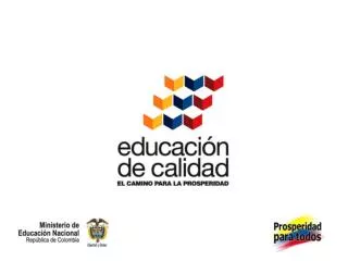 Ministerio de Educación Nacional y Colciencias