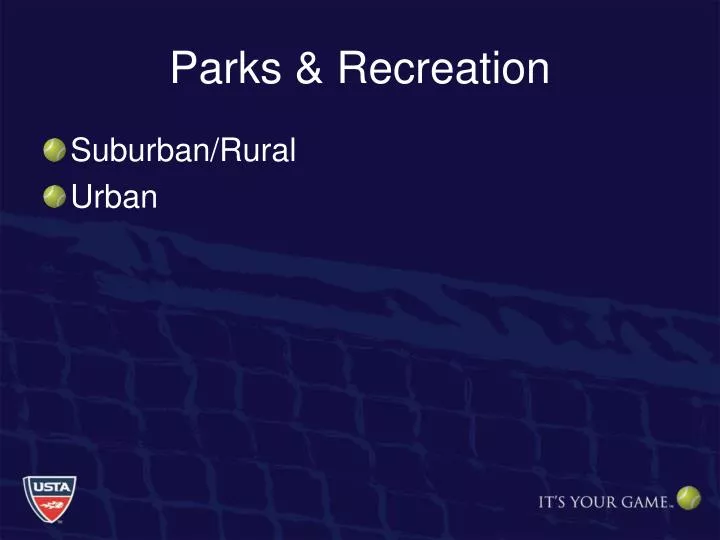 parks recreation