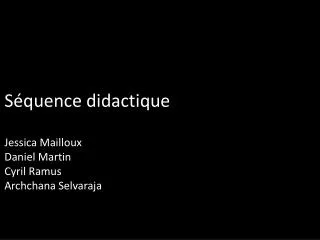 s quence didactique