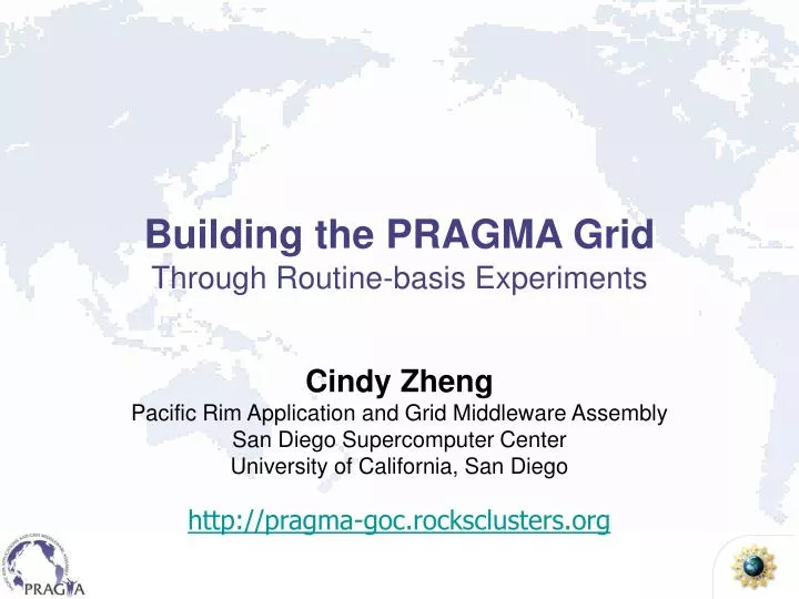 building the pragma grid through routine basis experiments