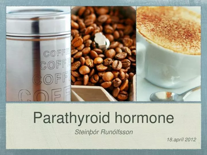 parathyroid hormone