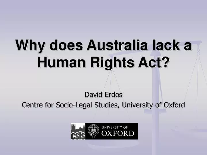 why does australia lack a human rights act