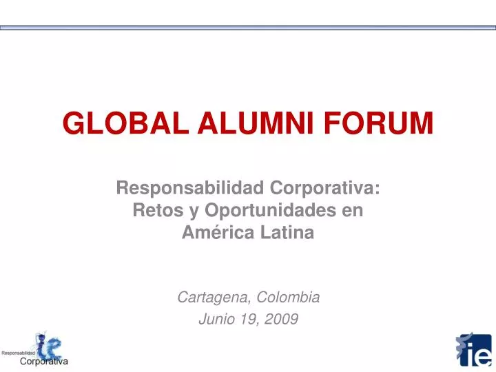 global alumni forum
