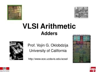 VLSI Arithmetic Adders