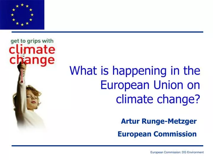 what is happening in the european union on climate change