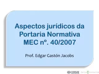 prof edgar gast n jacobs