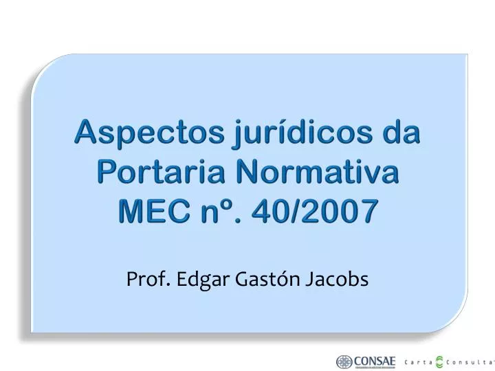 prof edgar gast n jacobs