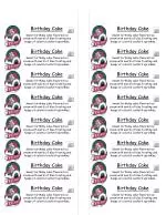 Birthday Cake - slide 1