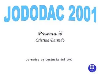 presentaci cristina barrado