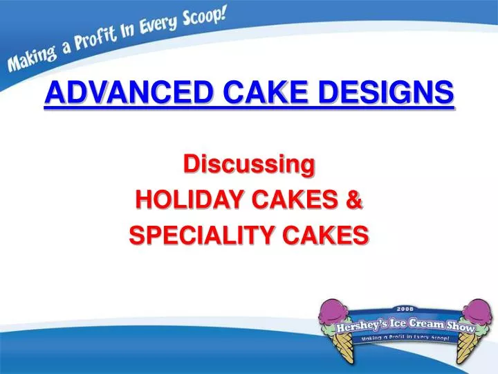 advanced cake designs