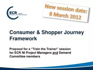 Consumer &amp; Shopper Journey Framework