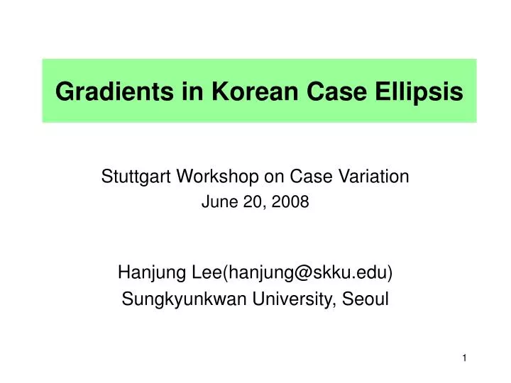 gradients in korean case ellipsis