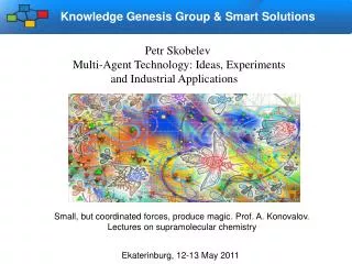 Knowledge Genesis Group &amp; Smart Solutions