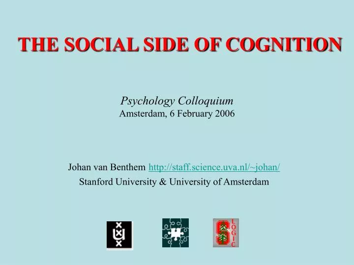 the social side of cognition