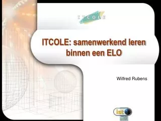 itcole samenwerkend leren binnen een elo