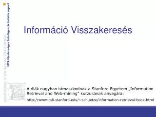 inform ci visszakeres s