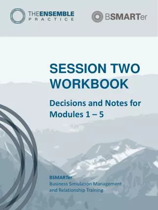 SESSION TWO WORKBOOK