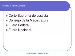 unidad 1 poder judicial