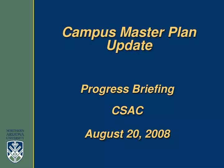progress briefing csac august 20 2008