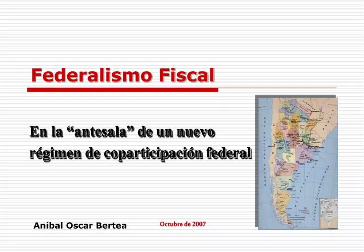federalismo fiscal
