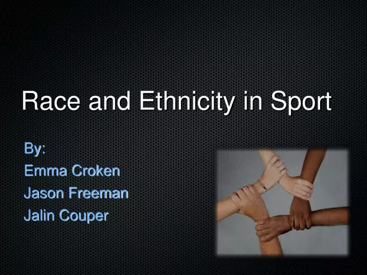 race and ethnicity in sport