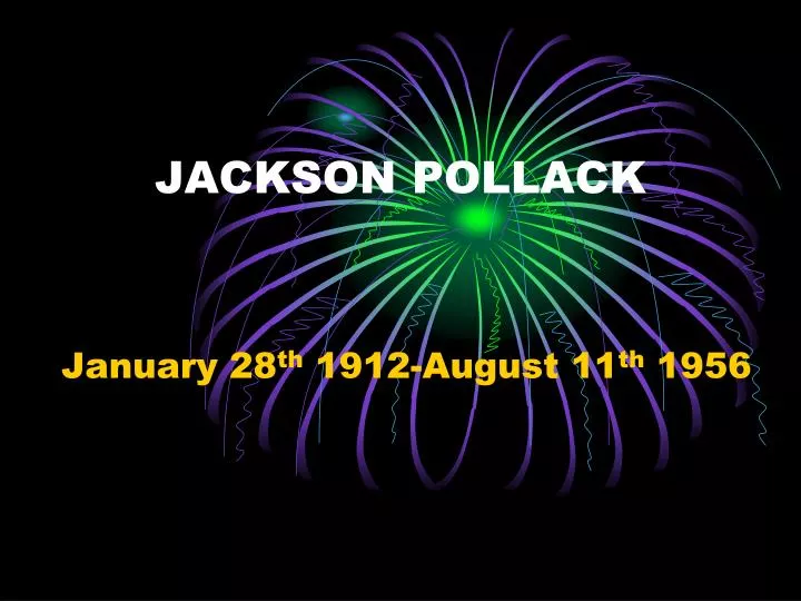 jackson pollack