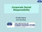 Corporate Social Responsibility - slide 1