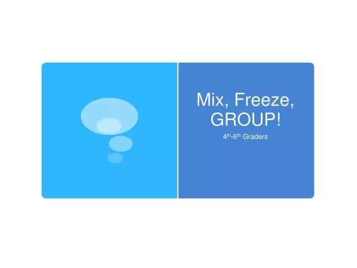 mix freeze group