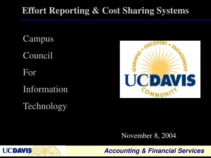 effort reporting cost sharing systems