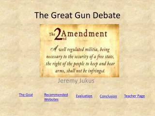 The Great Gun Debate