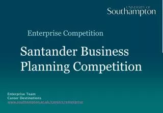 Santander Business Planning Competition
