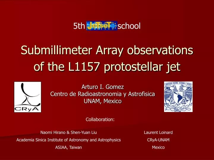 submillimeter array observations of the l1157 protostellar jet