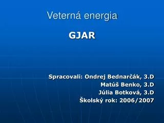 vetern energia