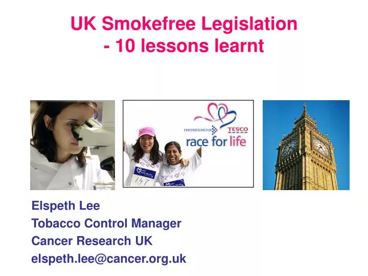 uk smokefree legislation 10 lessons learnt