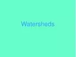 Watersheds - slide 1