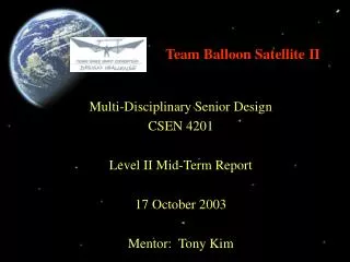 Team Balloon Satellite II