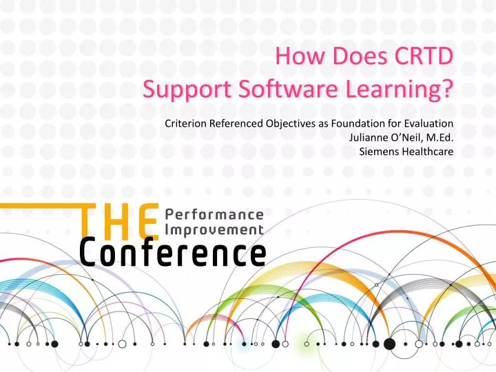 how does crtd support software learning