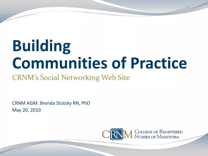building communities of practice