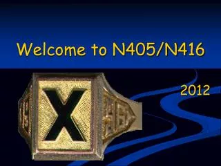 Welcome to N405/N416 2012