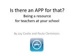 Exploring Educational Apps: A Guide for Teachers - slide 1