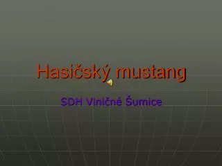 hasi sk mustang