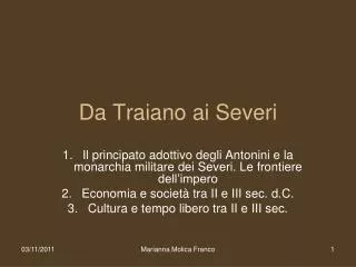 da traiano ai severi