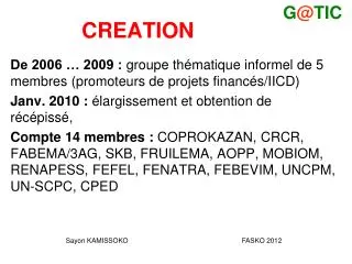 creation